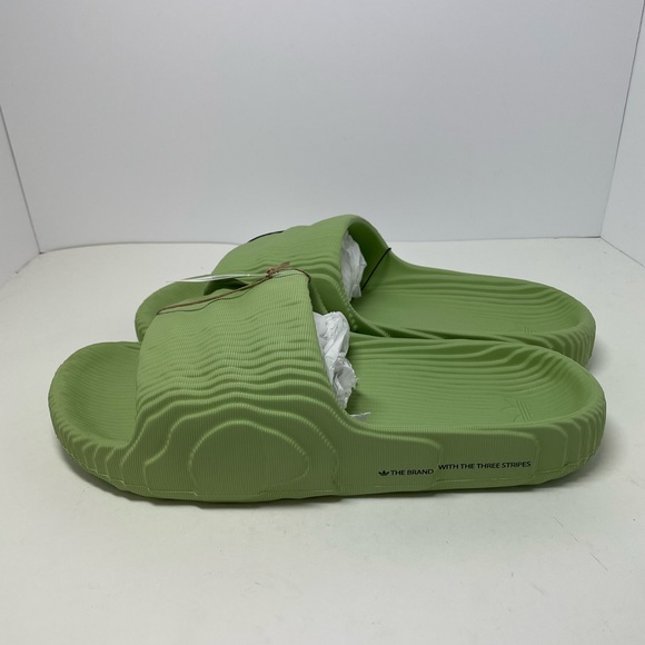 New Men’s  Adidas Adilette 22 Magic Lime Slide Sandals Size 13 main image 10